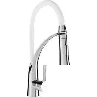 Mexen Aster mélangeur de lavabo chrome / blanc - 73450-02 (73450-02)