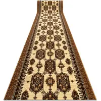 Rugsx TAPIS DE COULOIR BCF ZEGARY beige 120 cm 120x700 cm