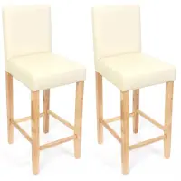 MCW Tabouret de bar Cesena (lot de 2)