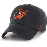 47 Casquette ajustable MLB Baltimore Orioles 'Clean Up noire, taille unique