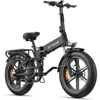 KUKIRIN Vélo Électrique Engine Pro 2.0 - Batterie 16 Ah - Autonomie Jusqu'à 150 Km/110 Miles - Suspension Intégrale - 8 Vitesses - Noir
