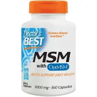 Doctors Best , MSM avec OptiMSM, 1 000 mg, 360 Gélules
