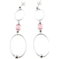 Boucles d'oreilles - - 491870 - Argenté - Plaqué argent - Femme