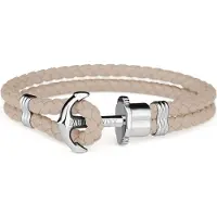 Paul Hewitt Bracelet - - PHPHLSHXS - Acier inoxydable - Beige avec silver - Mixte