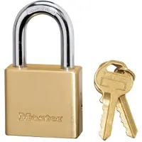 Master Lock Cadenas 575DPF en laiton massif de 3,8 cm de large