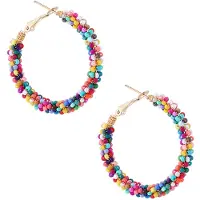 ABOOFAN 3Paires Boucles D'oreilles Pendantes Résine Multicolores Femme