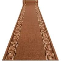 Rugsx TAPIS DE COULOIR ANTIDÉRAPANT BOMBAY Beige foncé 80cm 80x250 cm