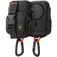 Spigen SNAP ZIP (MAGFIT) Organisateur de poche magntique EDC EDC Everything SSD Card Storage Holder Portefeuille Coup dos Clip dos conu pou