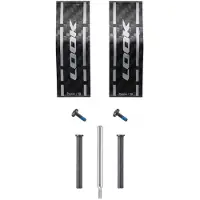 Look (12 Kit) Kit de 12 lames de vélo Cycle KEO Blade Power Blades à tension réglable, comprenant des axes à levier et un outil.