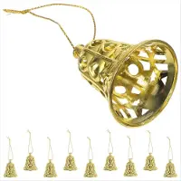 Torribaly Décoration de Noël en forme de cloches suspendues, carillon éolien, cadeau de Noël