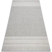 Rugsx Tapis SIZAL FLAT 48829637 chevrons gris 80x150 cm