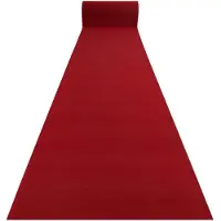 Rugsx TAPIS DE COULOIR ANTIDÉRAPANT RUMBA 1974 Mariage couleur unique bordeaux, rose 60cm 60x940 cm