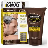 Just for men Shampoo Control GX Réducteur de Gris pour Cheveux Blonds à Marron Moyen, 4 Fl Oz - Pack de 1