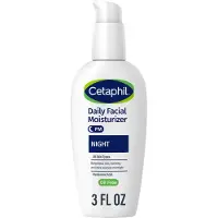 Cetaphil Hydratant de nuit pour le visage hydratant hydratant hydratant pour le visage avec de l'acide hyaluronique pour tous les types de peau.