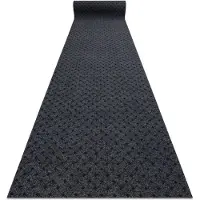 Rugsx Paillasson antidérapant pour les mètres courants VECTRA 900 Liverpool extérieur, intérieur, sur caoutchouc - anthracite 200 cm 200x260 cm