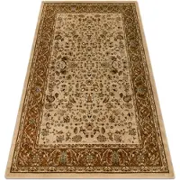Rugsx Tapis ROYAL E0176 Cadre - beige / marron 150x230 cm