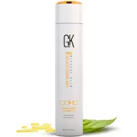GK Hair Global Keratine Balancing Shampooing 10.1 fl oz pour les cheveux gras gras gras et coulants de couleurs Restaure des niveaux de pH Sulfat