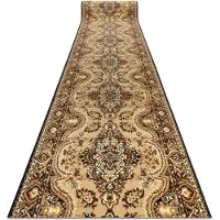 Rugsx TAPIS DE COULOIR BCF WIOSNA beige 80 cm 80x570 cm