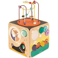 Janod Maxi looping multi-activités en bois - Dès 18 mois