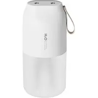 Torribaly Humidificateur d'air sans fil, diffuseur rechargeable à double buse, brumisateur d'huiles essentielles, blanc