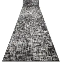 Rugsx Tapis de couloir SILVER Fasti treillis gris 80cm 80x630 cm