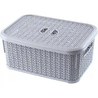 Kadax Panier Conteneur Boîte Avec Couvercle Panier 6L