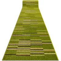 Rugsx Tapis de couloir HEAT-SET FRYZ NELI vert - lime 60 cm 60x150 cm