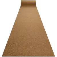 Rugsx Paillasson antidérapant pour les mètres courants VIGOR extérieur, intérieur - noix de coco marron 0226 100cm 100x110 cm