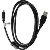 VHBW Câble de données USB (Standard USB Type A) 150cm compatible avec Panasonic Lumix DMC-FS7, DMC-FS8, DMC-FS9, DMC-FS10, DMC-FS11 appareil photo