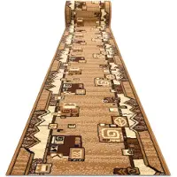 Rugsx TAPIS DE COULOIR BCF MORAD SZLACZEK vieil or 60 cm 60x640 cm