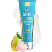 Steelfit Lotion raffermissante pour le corps - Cr me remodelante et raffermissante pour le corps - Raffermit et tonifie la peau, limine la cellu