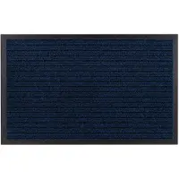 Rugsx Paillasson antidérapant pour les mètres courants DURA 5880 extérieur, intérieur, sur caoutchouc - bleu 50x80 cm