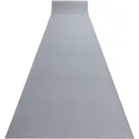 Rugsx TAPIS DE COULOIR ANTIDÉRAPANT RUMBA couleur unique gris 70 cm 70x1200 cm