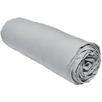 TODAY Drap-housse TODAY Percale Gris Clair 140 x 200 cm