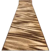 Rugsx Tapis de couloir KARMEL FRYZ - ARABICA marron 100 cm 100x970 cm