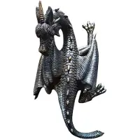 Melitt Tête et Queue de Dragon Volant en Bronze, Pendentif de Jardin, Décoration de Maison, Ornements, Artisanat en Résine