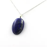 Bijoux Pierres et Minéraux. Collier Lapis Lazuli. 47.54 ct. Forme ovale..
