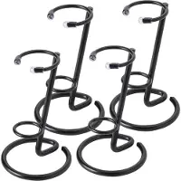 Jojomino Support de base de pilier hexagonal en cristal sculpté en forme de boule, artisanat rétro