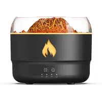 Kepptory Diffuseur d'huiles essentielles et parfum d'intérieur avec minuterie et humidificateur noir