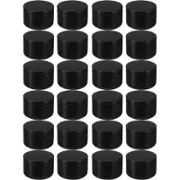 Semoic 24 PièCes éTiquettes DéCoratives pour Pots de Bougies BoîTes de Rangement Vides Bougies en Fer Blanc Bougeoirs RéCipients Ronds en éTain, D