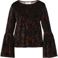 Usha Chemisier marron / chocolat / noir