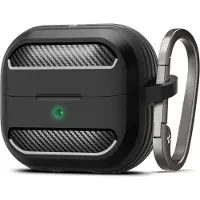 Spigen tui de protection antichoc Rugged Armor con u pour Samsung Galaxy Buds3 Pro et Galaxy Buds 3 (2024) - Noir mat