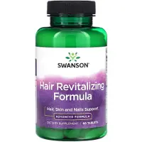 Swanson Health , Formule Revitalisante pour Cheveux, 60 Comprimés