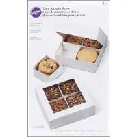Wilton Coffrets d' chantillons de friandises Parfaits pour partager des desserts faits maison, des biscuits et des collations en cadeau Chaque bo