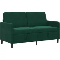 vidaXL Sofa avec rangement Vert foncé 152 x 78 x 87 cm Polyester
