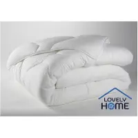 Lovely Home Couette modérée anti-acariens - 140 x 200 cm - Blanc