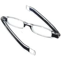 MaxPower (1) Lunettes de lecture pliantes à rotation à 360 degrés pour presbytes, noires