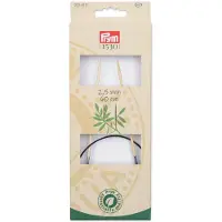 Prym 24 " (60 cm) Aiguilles du tricot de bambou circulaire US 1,5 (2,5 mm)