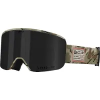 Giro Axis Ski Goggles - Snowboard Goggles for Men - Sangle exc dentaire vert avec des objectifs jet vif / infrarouge vif