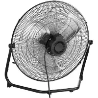 DUOKU Ventilateur de Sol - - 20 Pouces - 3 Vitesses - Débit d'air 4800 pi³/min - Inclinaison 360
